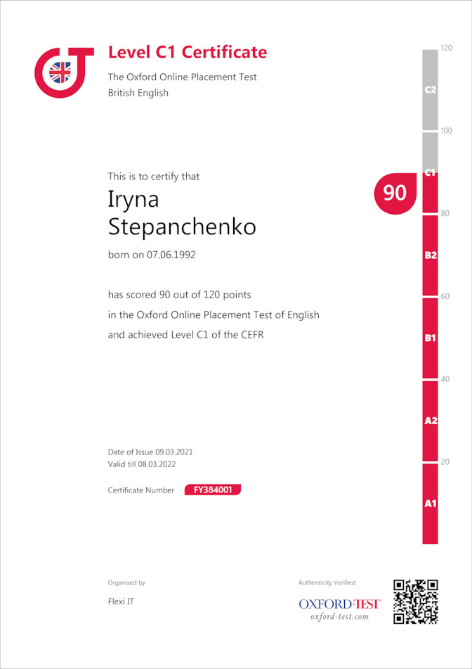 Сертификат